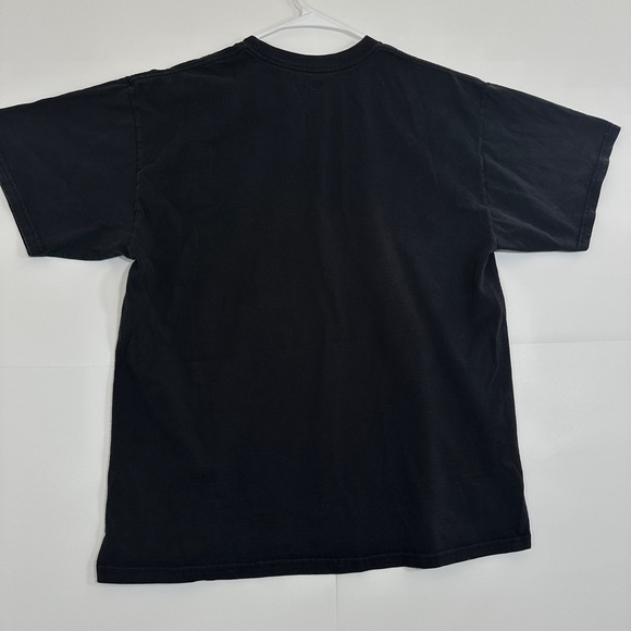 Aids Stick Drawing Protect Community DELAVEGA T-Shirt Adult Black Men Large Tee - Picture 7 of 8